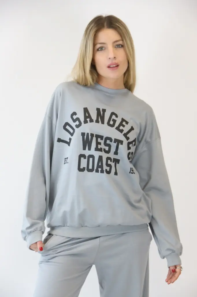 Buzo Over c/Red Los Angeles Rústico