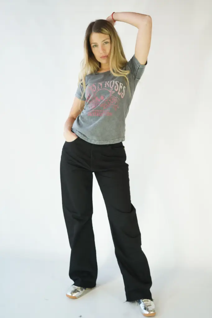 Remera Lavada Guns