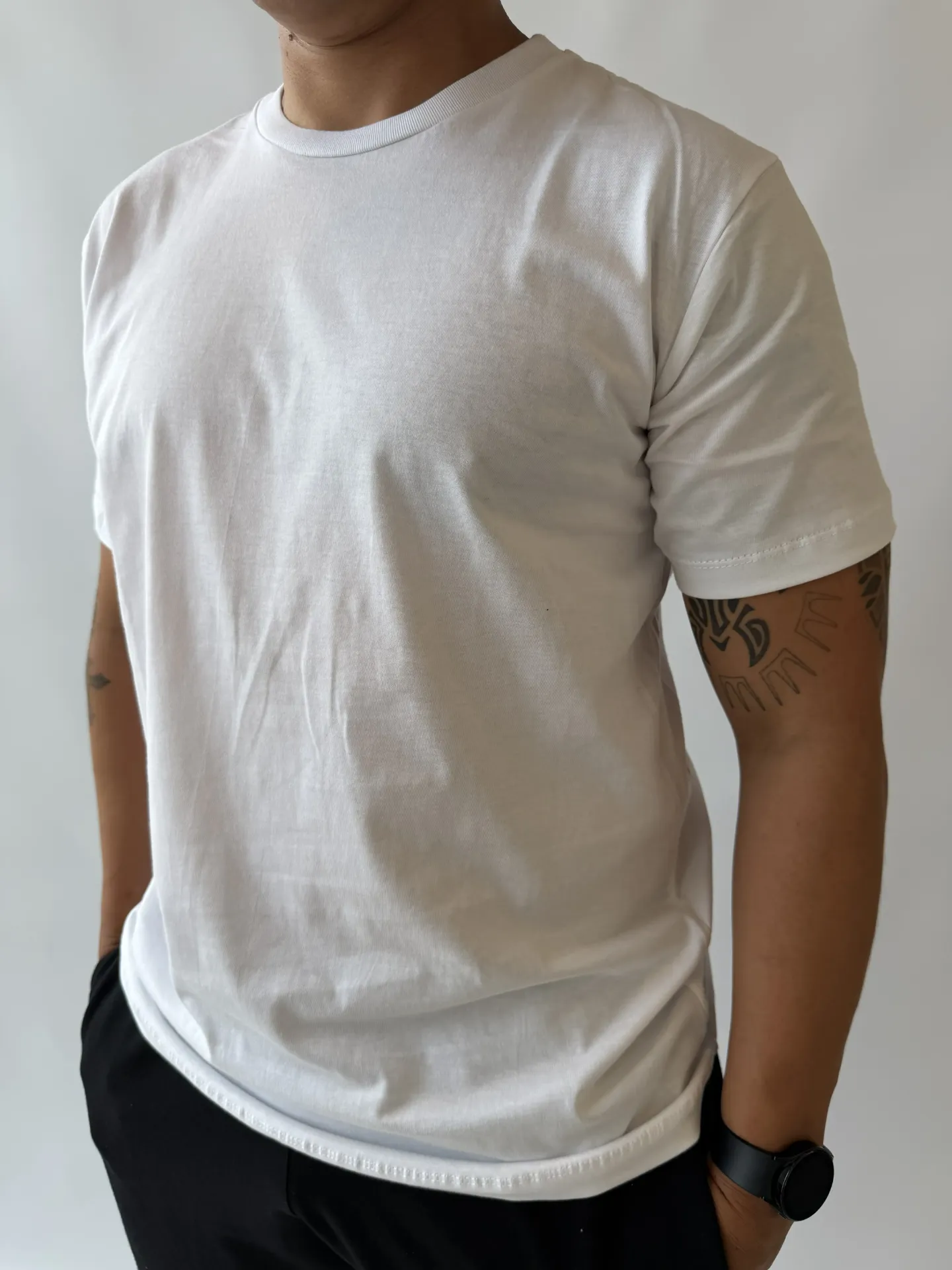 [RBU-S-BL] Remera Básica Unisex (S, Blanco)