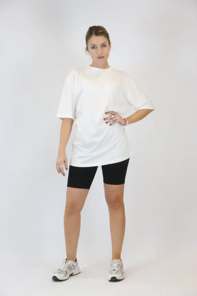 [ROU-S-BL] Remera Oversize Unisex (S, Blanco)