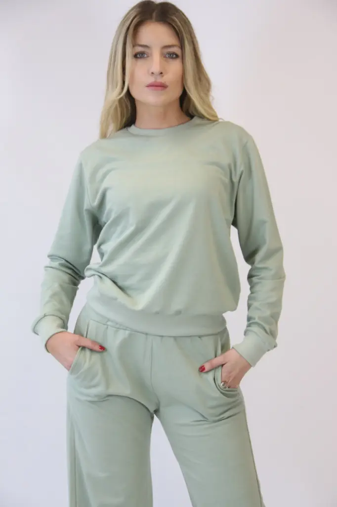 [BCCO-VE] Buzo Corto Cuello O Rústico (Verde Sensación)