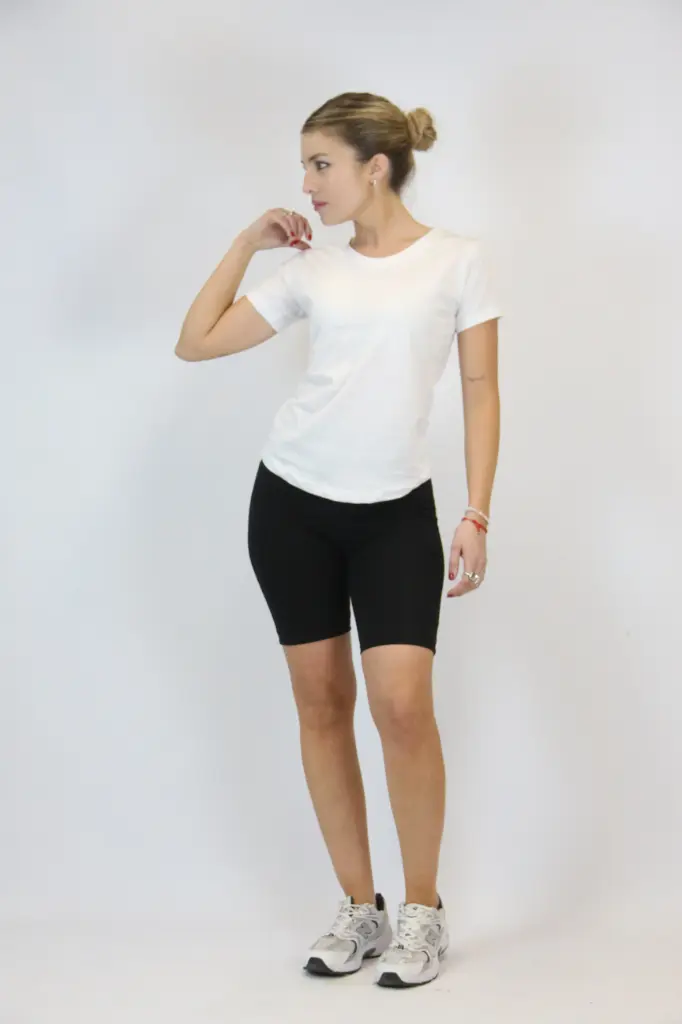 [RDCU-S-BL] Remera de Dama Cuello U (S, Blanco)