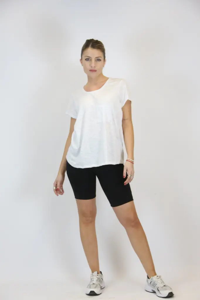 [REF-M-BL] Remeras Evasé Flame (M, Blanco)